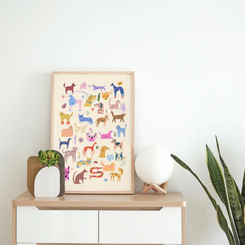 Dog Illustration Download Print | Printable Dog Breed Art - 图片 4