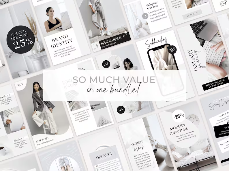 3-in-1 Coaching Website Bundle Coaching Business Template Wix Website Template Canva website landing Page Branding Kit Coach Consultant - 图片 6